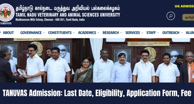 TANUVAS Admission
